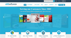 Desktop Screenshot of cdrbsoftwares.com